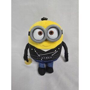 Illumination's Minions The Rise Of Gru Biker Otto Motard Plush Minion Yellow 6”